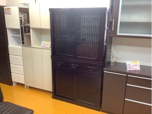 鹿児島県 中古水屋箪笥/食器棚の販売の事なら！！ リサイクル