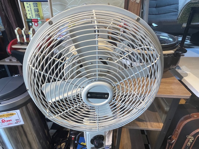 正面から見たMERCURYスタンドファン｜清掃済み中古扇風機