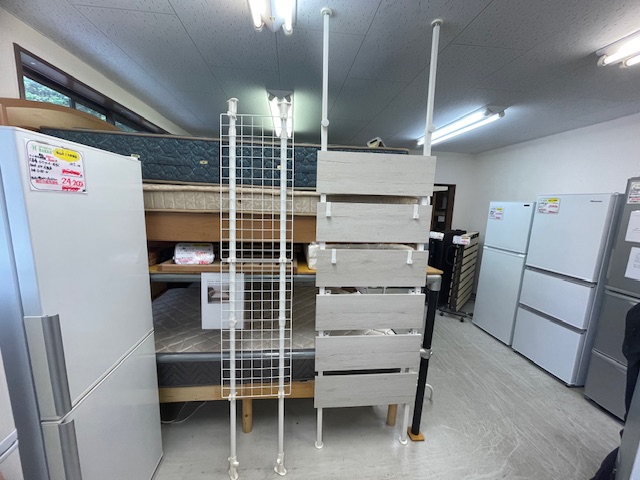 ニトリ カエサル 別角度の全体像｜5段棚・店内設置例