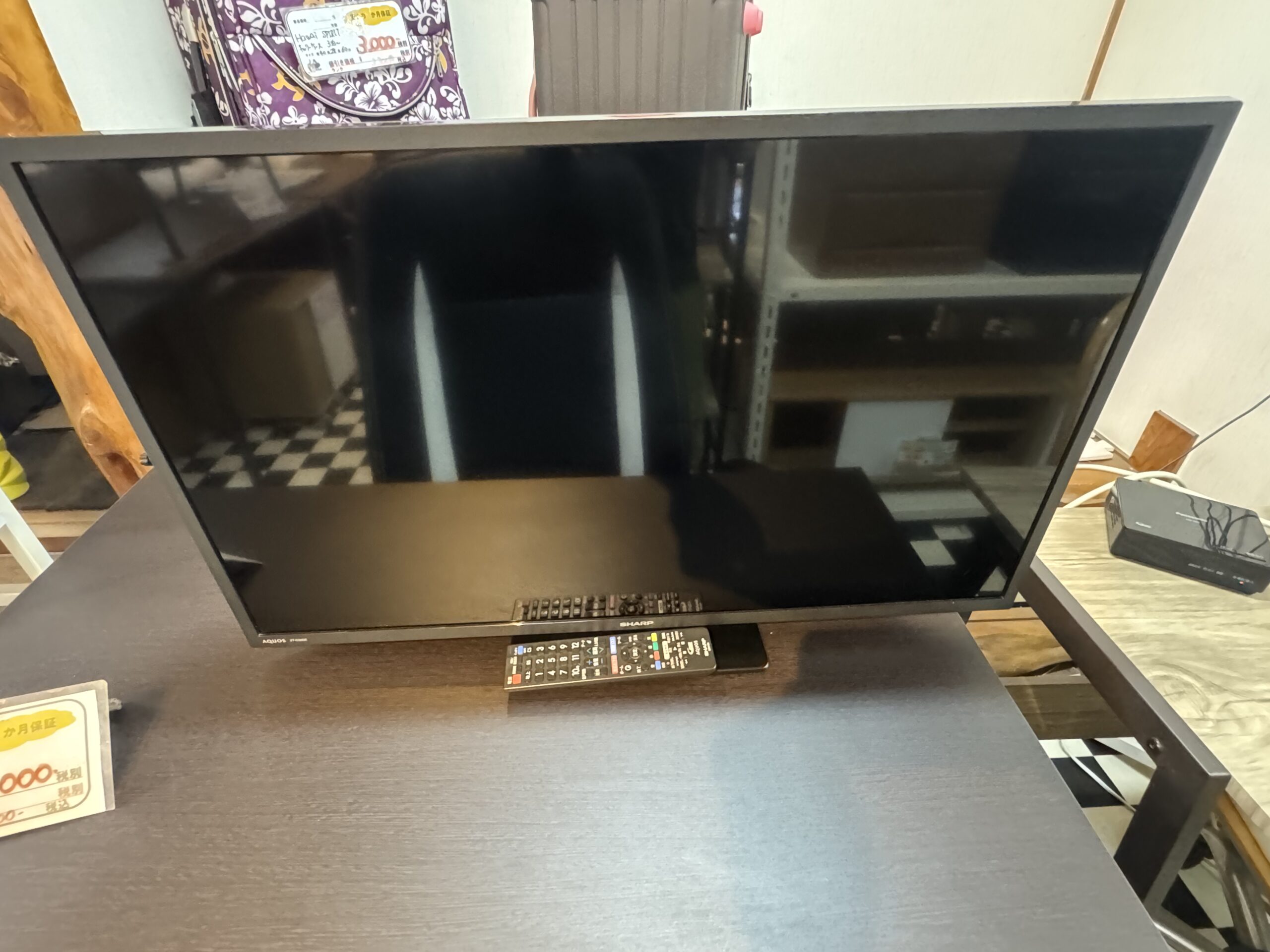 シャープ AQUOS 32V型液晶テレビ 2T-C32DE 中古（リサイクルショップ八光・鹿児島市田上）