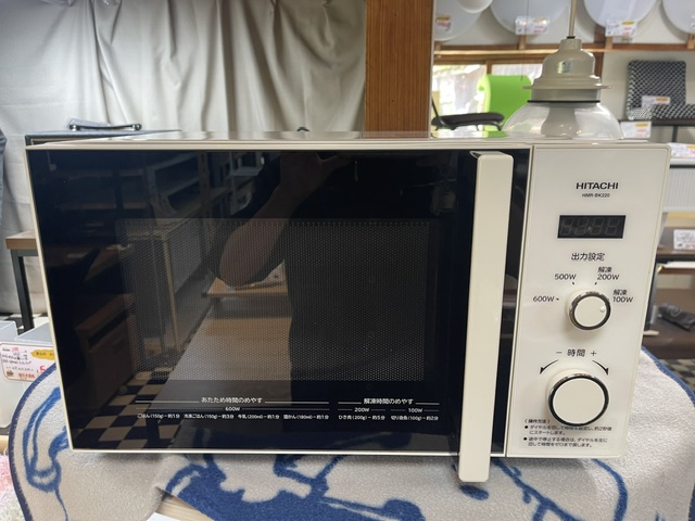 日立 単機能電子レンジ HMR-BK220-Z6 中古 正面(リサイクルショップ八光・鹿児島市田上)